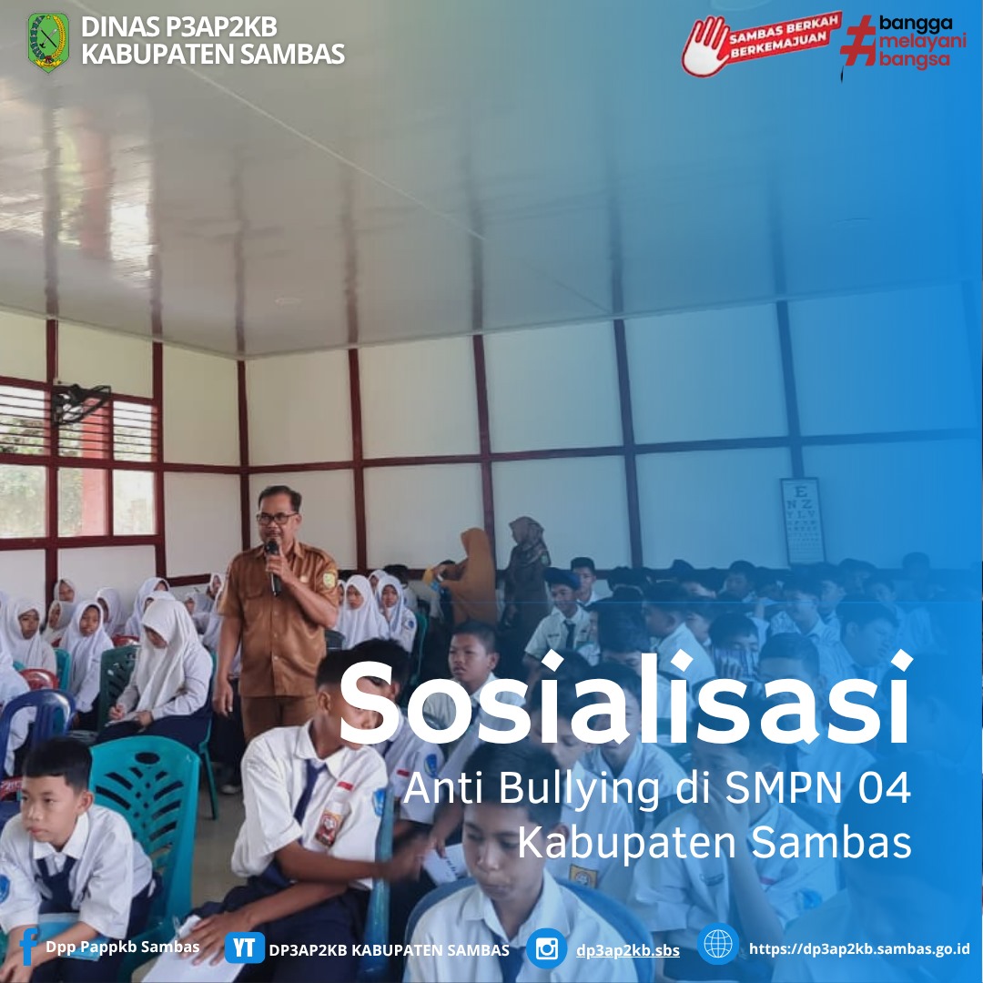 Read more about the article Sosialisasi Anti Bullying di SMPN 4 Sambas: Wujudkan Sekolah Ramah Anak dan Bebas Kekerasan